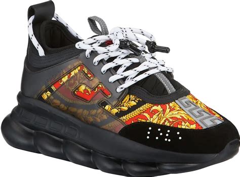 versace western baroque chain sneakers|Versace Chain Reaction Baroque (Women's) .